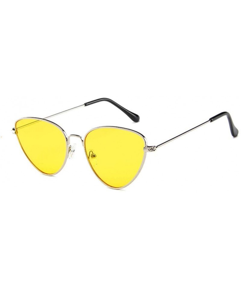 Cat Eye Ladies Cat Eye Sunglasses Women Sun Glasses Alloy Frame UV400 Protection Cat Eye Glasses - 3 - C018OTE72TI $31.84