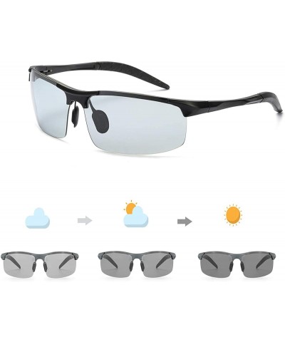 Sport Sunglasses Photochromic Men with Polarized Lens Bike Glasses for Men- 100% UV Protection Sunglasses for Men - CV18M6DCX...