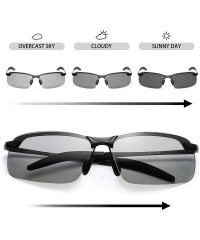 Sport Sunglasses Photochromic Men with Polarized Lens Bike Glasses for Men- 100% UV Protection Sunglasses for Men - CV18M6DCX...