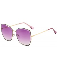 Sport Sunglasses Big Frame Fashion Personality Anti-UV Sunglasses - 2 - CM19060AZ8I $28.89