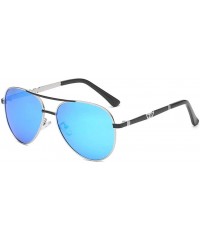 Sport Men's Polarized Sunglasses- UV Protective- Metal Full-Frame Driving C3 - C3 - C2197NL0U8H $30.02