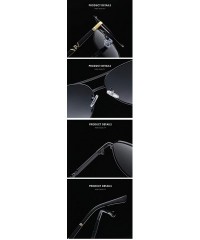 Sport Men's Polarized Sunglasses- UV Protective- Metal Full-Frame Driving C3 - C3 - C2197NL0U8H $30.02