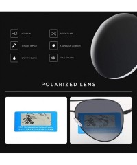 Sport Men's Polarized Sunglasses- UV Protective- Metal Full-Frame Driving C3 - C3 - C2197NL0U8H $30.02