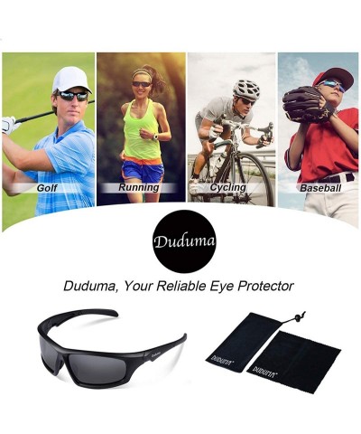 Sport Tr639 Polarized Sports Sunglasses for Baseball Cycling Fishing Golf Superlight Frame - CG12N4NYDVK $35.95