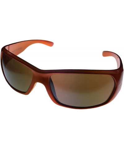 Rectangular Rectangle Orange Plastic Sunglass PE12 6 Orange - CQ11U4M9IFJ $18.38