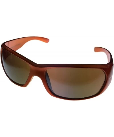 Rectangular Rectangle Orange Plastic Sunglass PE12 6 Orange - CQ11U4M9IFJ $44.22