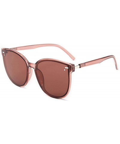 Aviator 2019 New Big Cat Eye Sunglasses Women Men Luxury Brand Designer Fashion C4 - C6 - CC18YZRAI7Z $11.93