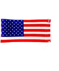 Wayfarer PATRIOTIC Trendy USA American Flag Print Clear Lens Eye Glasses - White - CM12HHY3HM1 $9.56