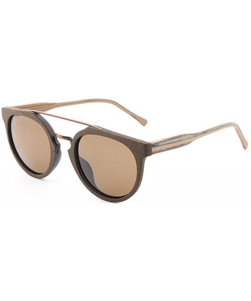 Square New Design Vintage Acetate Wood Sunglasses Men/Women - C62 - C0198AHXT3Q $35.77