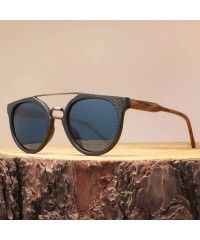 Square New Design Vintage Acetate Wood Sunglasses Men/Women - C62 - C0198AHXT3Q $35.77