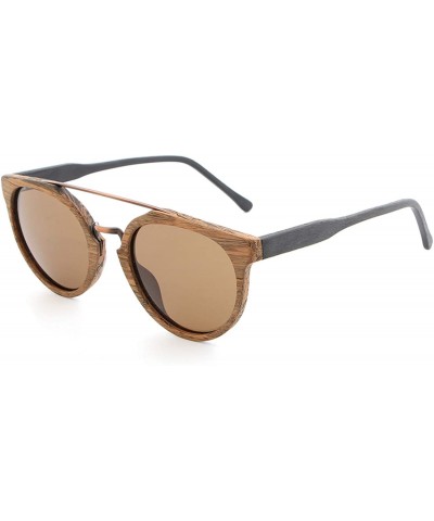 Square New Design Vintage Acetate Wood Sunglasses Men/Women - C62 - C0198AHXT3Q $35.77