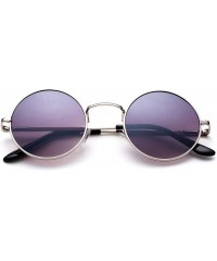 Round Round Retro John Lennon Sunglasses & Clear Lens Glasses Vintage Round Sunglasses - Silver/Gradient Smoke - C618KO6TMA6 ...