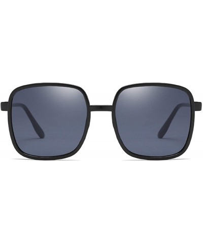 Square Fashion Vintage Square Women Sunglasses Retro Candy Pink Sunglass Female Oculos De Sol UV400 - Black - C2197Y7IC8Q $20.61