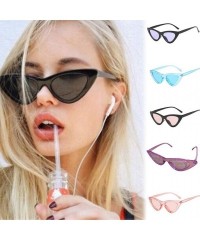 Butterfly Retro Cat Eye Sunglasses - Sexy Unisex Vintage Eye Sunglasses Retro Eyewear Fashion Radiation Protection - Blue - C...