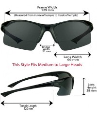 Wrap BIFOCAL Sunglasses Readers Driving - Black - C211BIG4VYN $22.85