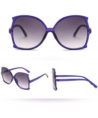 Square Outdoor Women Man Vintage Big Frame Irregular Shape Sunglasses Eyewear Retro Unisex - Multicolor-e - C118T954DL2 $6.42