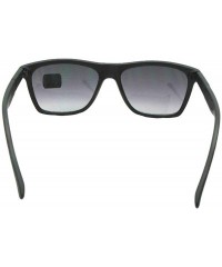 Wayfarer Big Vintage Retro Bifocal Sunglasses B116 - Flat Black Frame-gray Lenses - CN18D0S9IHY $16.37