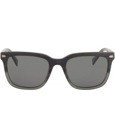 Square Plastic Frame Grey Mirror Lens Men's Sunglasses N6217S680925520309 - CM12MTWCT3J $33.96