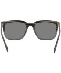 Square Plastic Frame Grey Mirror Lens Men's Sunglasses N6217S680925520309 - CM12MTWCT3J $33.96