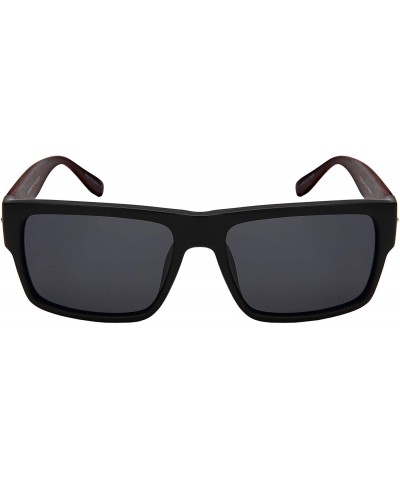 Rectangular Rectangular Polarized Sunglasses for Men Women Driving Fishing 540894WD-P - CE18M9OSXNS $14.21