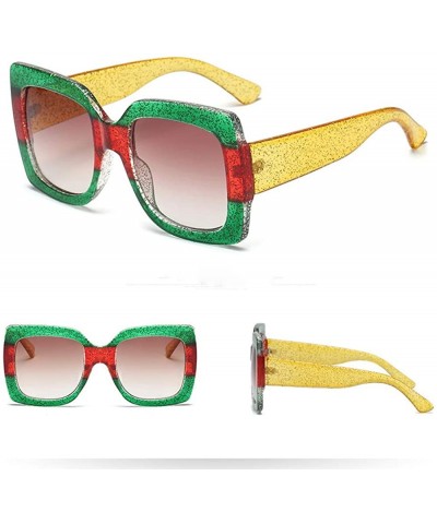 Oval Women Vintage Cat Eye Sunglasses Retro Eyewear Fashion Ladies - D - CX18TMAOTOL $7.48