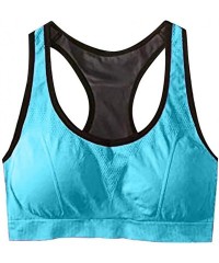 Sport Air Permeable Cooling Summer Sport Yoga Wireless Bra - B-blue - CM18UNZ4EIZ $14.93