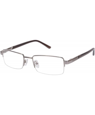 Rectangular Metal Frame Blue Light Blocking Reading Glasses 1.56 Lenses-6334 - CE17YICN42H $17.15