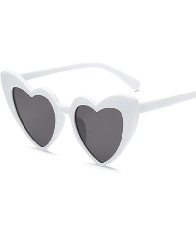 Cat Eye Vintage Sunglasses Fashion Shopping UV400 WhiteGray - CB190743N7W $19.21