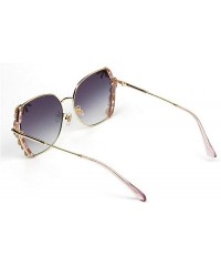 Square 2019 Luxury oversized sunglasses women exquisite crystal sun glasses men rhinestone eyewear vintage shade glasses - C3...