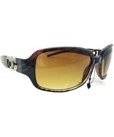 Rectangular Love DG Fahion Eyewear Womens maze pattern Designer Eyewear Shades Sunglasses - Dark Brown Zebra - CW18CU04ZOC $1...