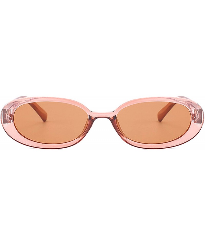 Oversized Polarized Sunglasses Fashion Glasses Protection - Brown - CA18TQXYGKC $14.16