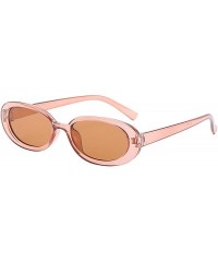 Oversized Polarized Sunglasses Fashion Glasses Protection - Brown - CA18TQXYGKC $14.16