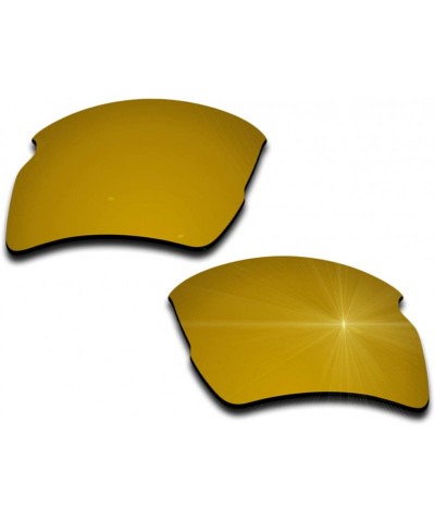Sport Polarized Replacement Lenses Flak 2.0 XL Sunglasses - Multiple Colors - Bronze Gold Mirrored Coating - CO18DCK443D $23.07