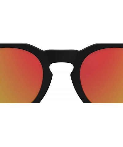 Round Trancoso Round Sunglasses - Blck Orng - C917Y4XOC8R $40.40
