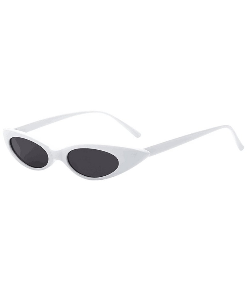 Cat Eye Vintage Sunglasses Classic Glasses - E - CR18Q7IOS3I $8.01