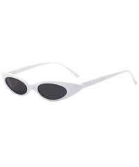 Cat Eye Vintage Sunglasses Classic Glasses - E - CR18Q7IOS3I $17.12