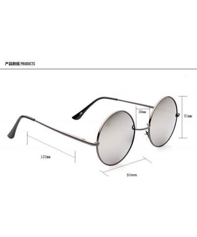 Round Vintage Steampunk Sunglasses Round Steam Punk Metal Oculos De Sol Women Coating Men Retro Sun Glasses YJ129 - CH197Y7LA...