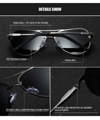 Sport Men Women Polarized Sunglasses Punk Alloy Frame Sun Glasses Driving Glasses Shades Male 70018 - Black Grey - CD18X4IOOO...