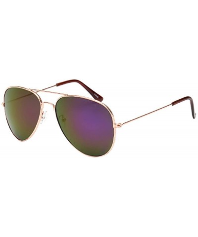 Sport Men's and Women's Sunglasses Classic Oversized Aviator - Multicolor C - C518TSW5HEC $20.06