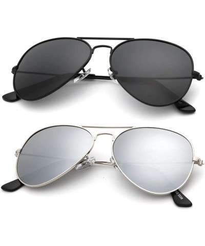 Aviator Classic Aviator Sunglasses for Men Women Driving Sun glasses Polarized Lens 100% UV Blocking - CX18Y9IL6TI $28.21
