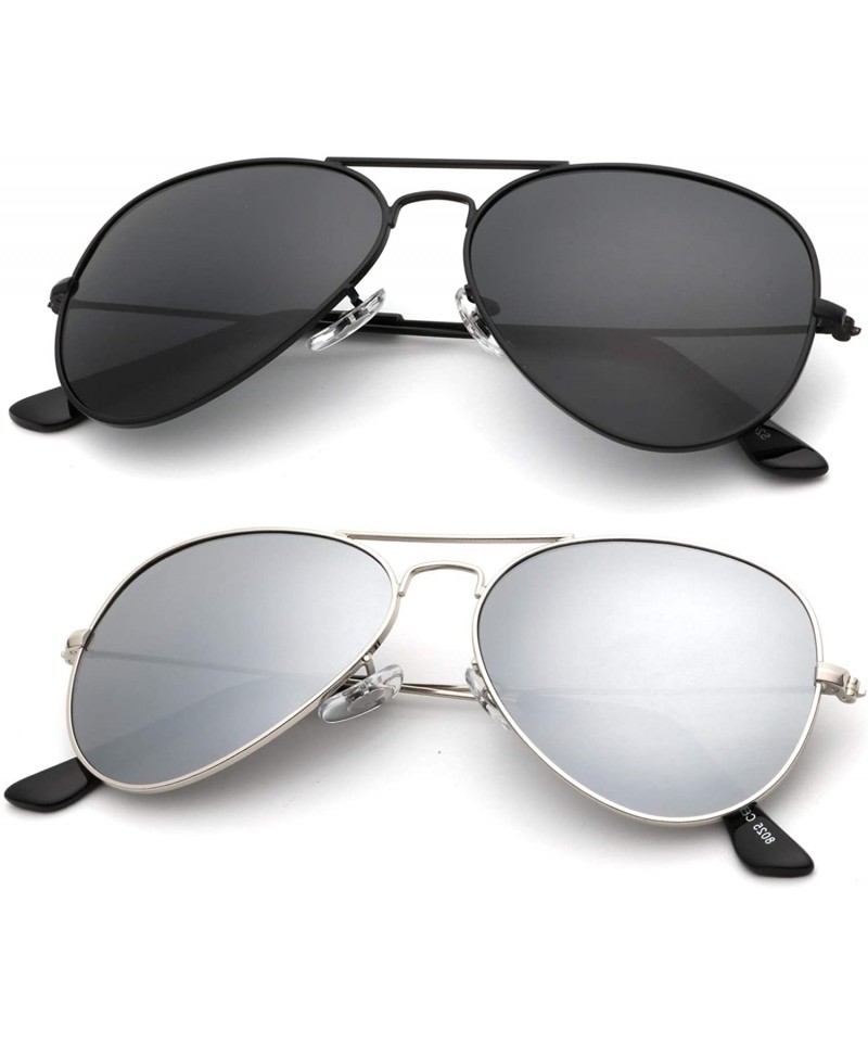 Aviator Classic Aviator Sunglasses for Men Women Driving Sun glasses Polarized Lens 100% UV Blocking - CX18Y9IL6TI $17.15