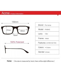 Oversized Polarized Clip on Sunglasses Unisex Frameless Rectangle Lens (2-Pack) - Black + Black - CR18ET7ELUY $27.05