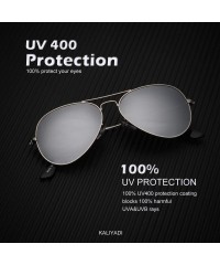 Aviator Classic Aviator Sunglasses for Men Women Driving Sun glasses Polarized Lens 100% UV Blocking - CX18Y9IL6TI $17.15