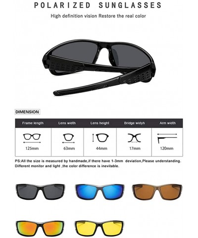 Goggle Polarised Sunglasses Protection Cycling Running - Color 5 - C318TQSKX66 $10.23