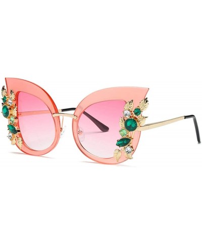 Rimless Diamond Sunglasses With Delicate Ladies Sunglasses - CZ18X0CWRZ7 $47.30