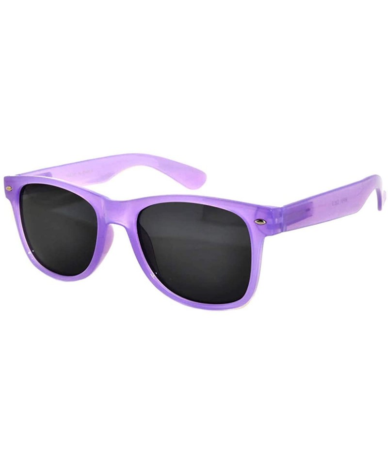 Wayfarer 80's Style Classic Vintage Sunglasses Colored Frame Uv Protection for Mens or Womens - CV11N7C4D3P $7.43