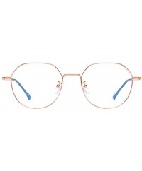 Aviator Computer Reading Glasses Lighweight Metal Frame Blue Light Blocking Readers for Men Women Business Work - CM199GRO33W...