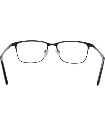 Rectangular Women/Men Anti Blue Light Photochromic Transition Sunglasses Customized Myopia Glasses-PG9014 - C1- Black&blue - ...