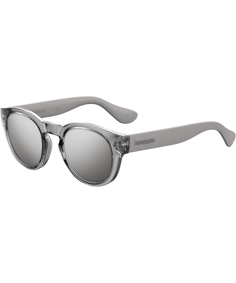 Round Trancoso/M Unisex Round Sunglasses - 49mm - Silver - C718C43GMR2 $32.54