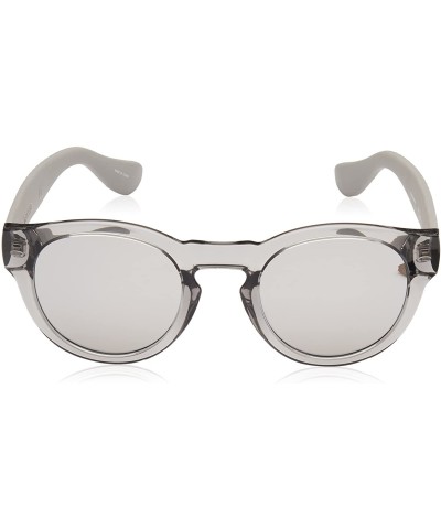 Round Trancoso/M Unisex Round Sunglasses - 49mm - Silver - C718C43GMR2 $32.54